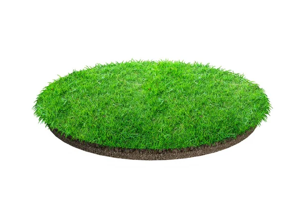 Abstract green grass texture for background. Circle green grass — Stock Photo, Image