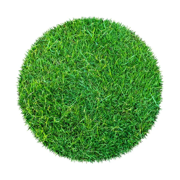 Texture Abstraite Herbe Verte Pour Fond Cercle Motif Herbe Verte — Photo