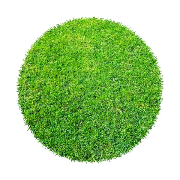 Texture Abstraite Herbe Verte Pour Fond Cercle Motif Herbe Verte — Photo