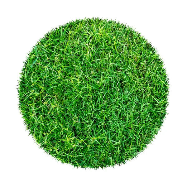 Texture Abstraite Herbe Verte Pour Fond Cercle Motif Herbe Verte — Photo