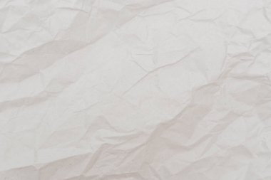 Beyaz buruşmuş kağıt doku arka planı. Resmi kapat..