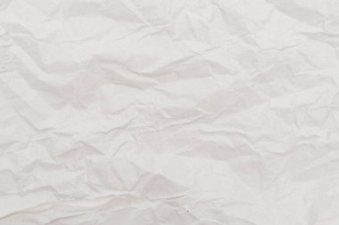 Beyaz buruşmuş kağıt doku arka planı. Resmi kapat..