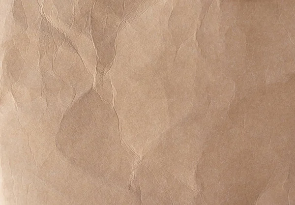 Brown Crumpled Paper Texture Background — Stock Photo, Image