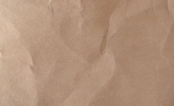 Brown Crumpled Paper Texture Background — Stock Photo, Image