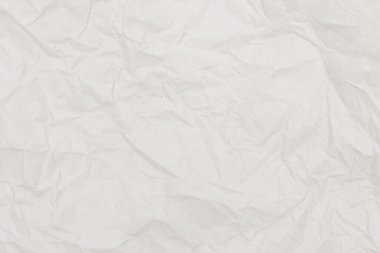 Beyaz buruşmuş kağıt doku arka planı. Resmi kapat..