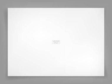 Beton dokular üzerine beyaz kağıt. Vektör illüstrasyonu.