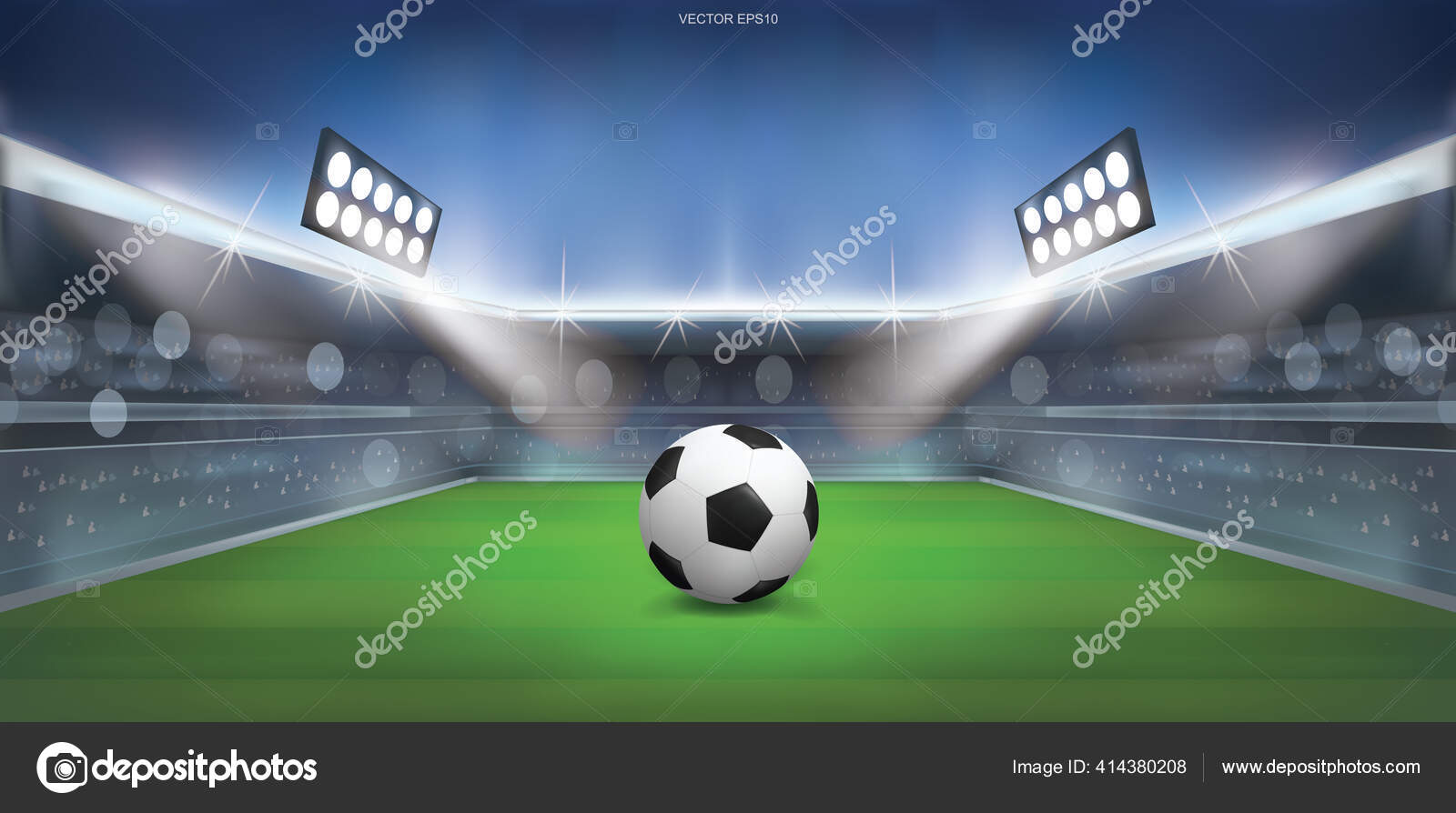 Vetores de As Pessoas Jogando Futebol No Campo De Ilustração De Vetores e  mais imagens de Brilhante - Luminosidade - iStock