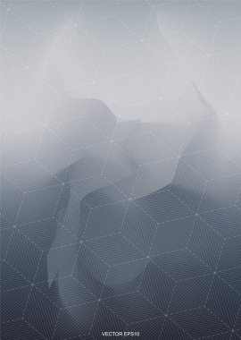 Yarım ton geometriğin soyut arkaplanı ve kablo motifi arka planı. Vektör illüstrasyonu.