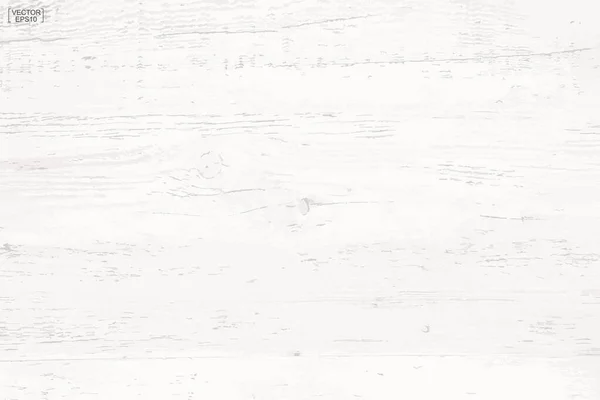 Modello Legno Bianco Texture Sfondo Illustrazione Vettoriale — Vettoriale Stock