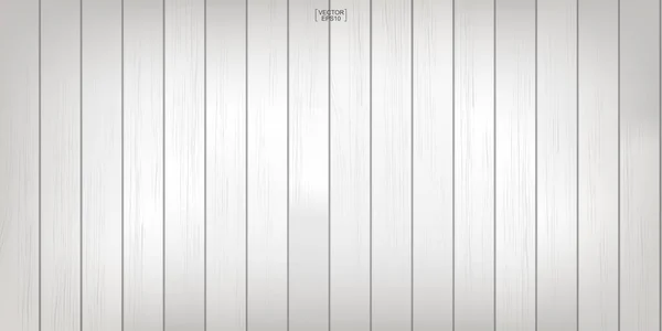 Patrón Madera Blanca Textura Para Fondo Ilustración Vectorial — Vector de stock