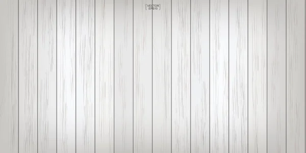 Patrón Madera Blanca Textura Para Fondo Ilustración Vectorial — Archivo Imágenes Vectoriales