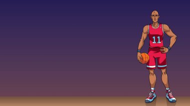 Basketbol oyuncu arka plan