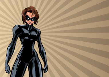 Superheroine savaş modu Ray ışık