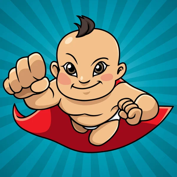 Asian Super Baby streszczenie tło — Wektor stockowy