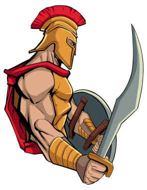 Spartalı savaşçı maskot