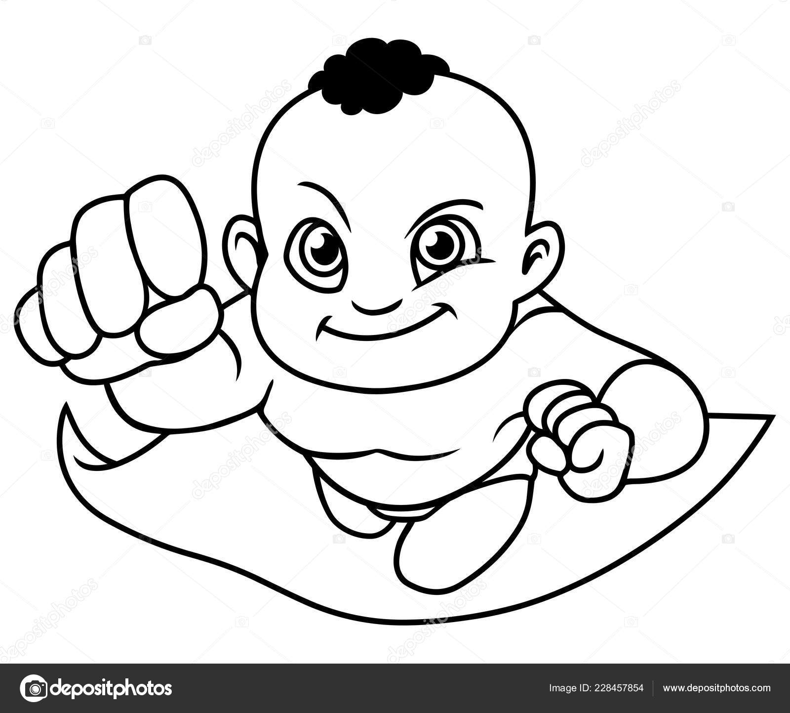 Super Bebe Noir Ligne Art Image Vectorielle Par Malchev C Illustration Super Bebe Noir Ligne Art Image Vectorielle Par Malchev C Illustration