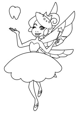 Diş perisi hat sanatı