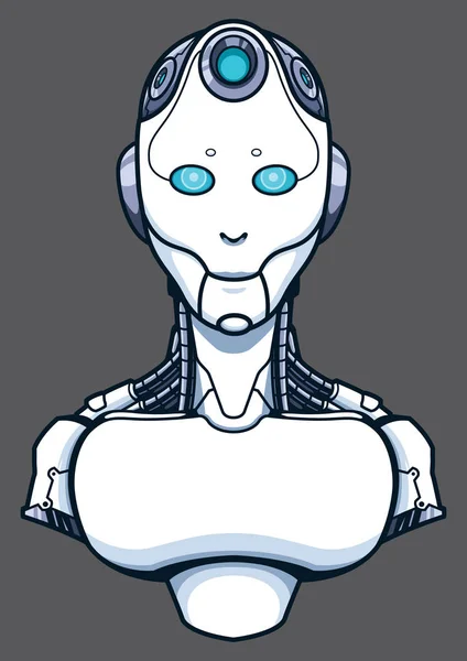 Artificiell intelligens bra — Stock vektor