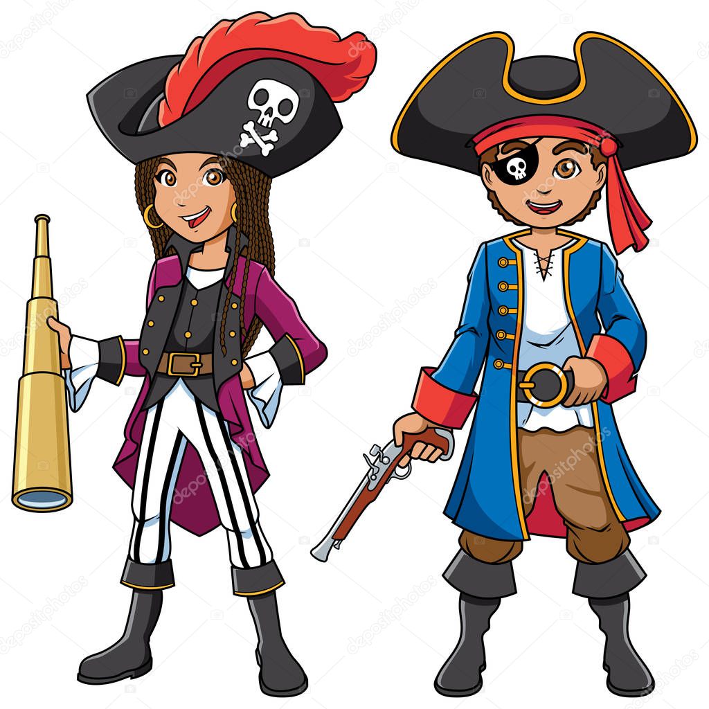 Pirate Kids Cartoon
