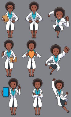 Doktor Afrikalı Kadın Seti