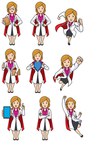 Super Doc Caucasan Female Set
