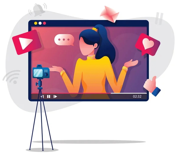 Youtuberストックベクター ロイヤリティフリーyoutuberイラスト ページ 2 Depositphotos