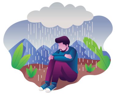 Depresyondaki kadın