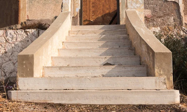 Merdiven Closeup Arka Plan Eski Yıpranmış — Stok fotoğraf