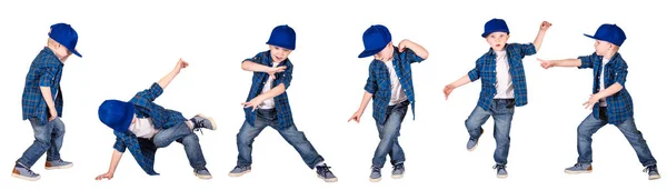 Jongen Stijl Van Hip Hop Kinder Mode — Stockfoto