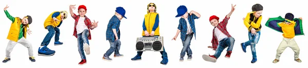 Los Chicos Estilo Hip Hop Moda Infantil —  Fotos de Stock