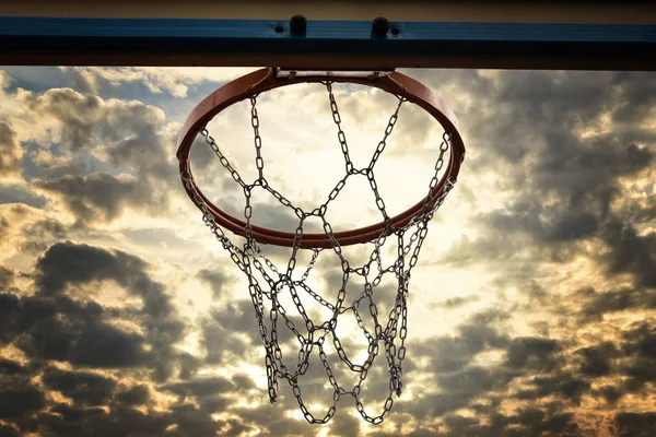 Вуличний Баскетбол Баскетбол Гуп Крупним Планом — стокове фото