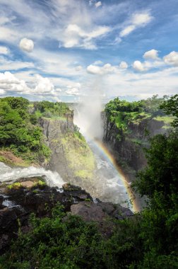 Victoria Falls view from Zimbabwe front