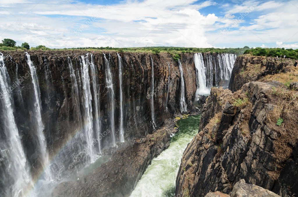 Amazing Victoria Falls view, Zimbabwe, Africa