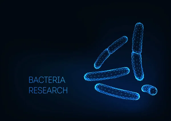 Mikroskopické bacilliho bakterie acidophilus, Salmonella, Lactobacillus. Probiotika. — Stockový vektor