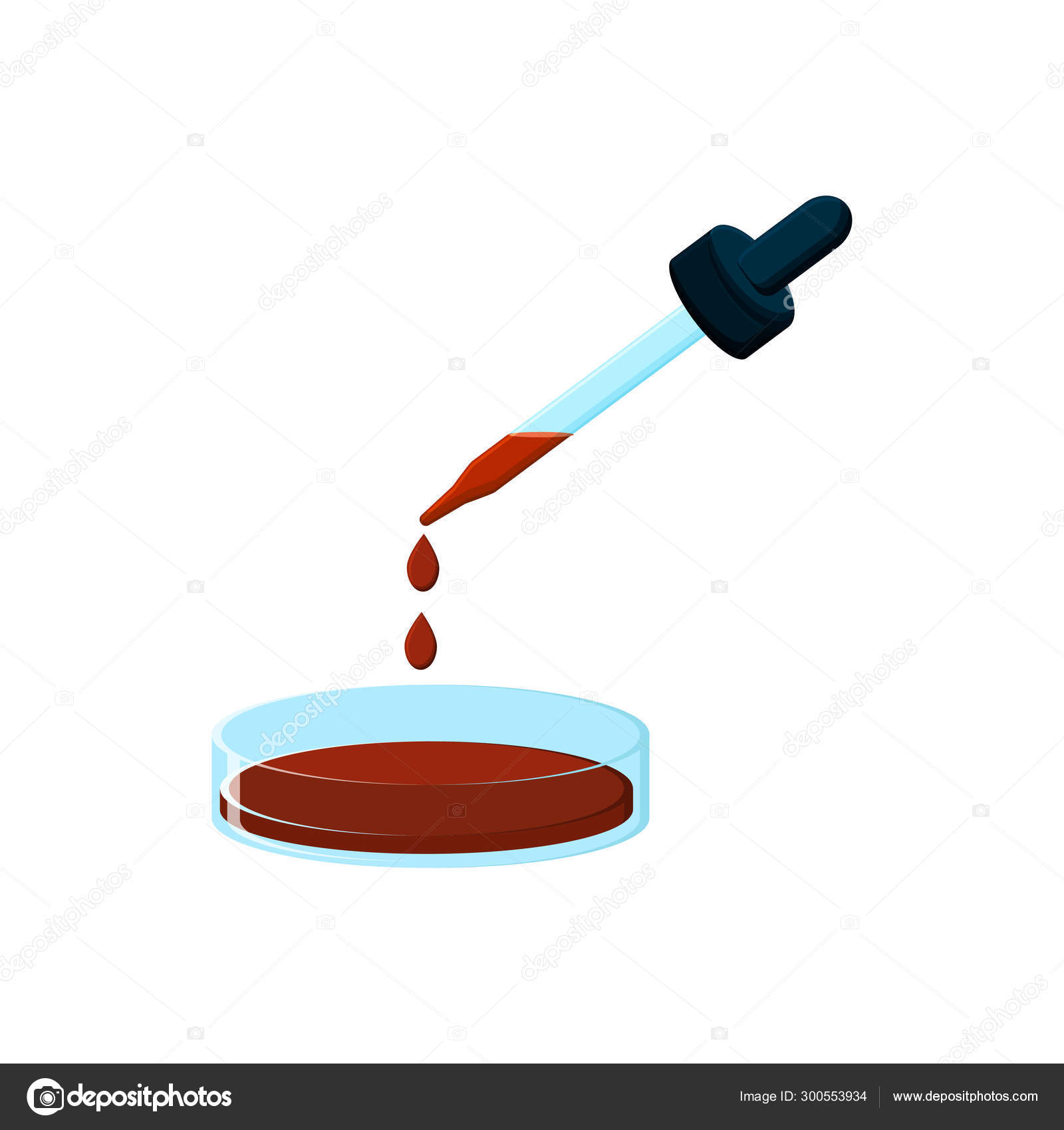 Pipette with red liquid and petri dish isolated on white background. Stock Vector Image by ©inkoly #300553934 Pipette with red liquid and petri dish isolated on white background. Stock Vector Image by ©inkoly #300553934
