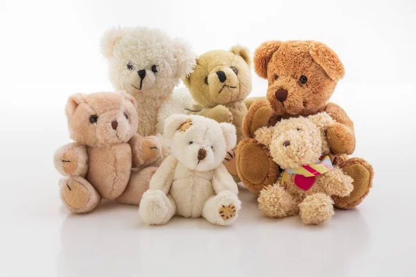 Teddybär Familie Als Gruppe — Stockfoto