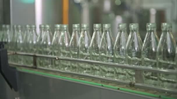ボトル充填機 高速自動液体ボトル充填機 ドリンクの生産 製造卓越した製造コンセプト — ストック動画