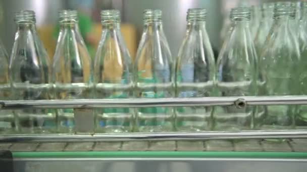 Máquina Llenado Botellas Máquina Automática Llenado Botellas Líquidas Alta Velocidad — Vídeo de stock