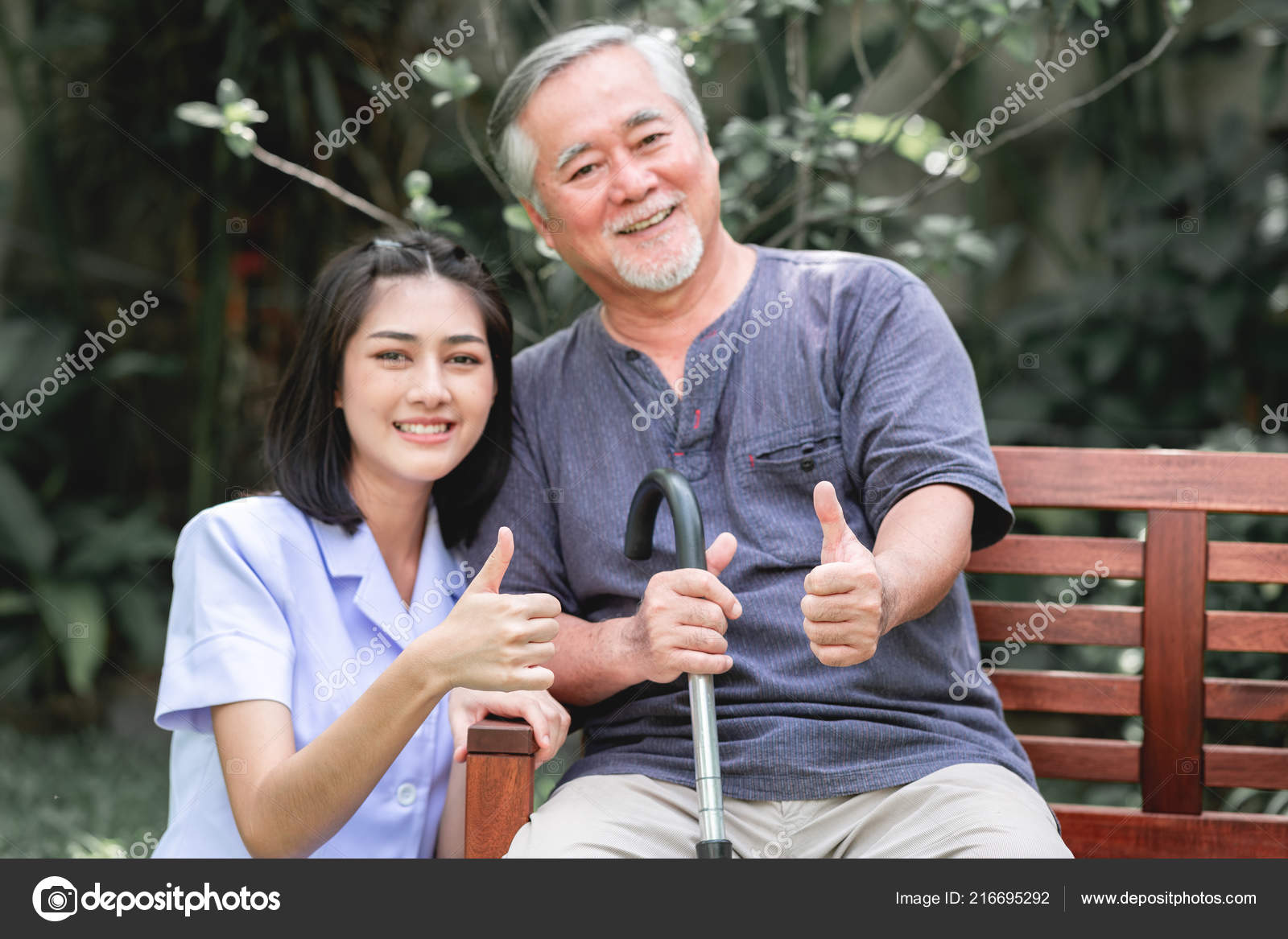 Old Man Massage Young Girl