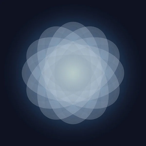 几何抽象圆形背景 — 图库照片