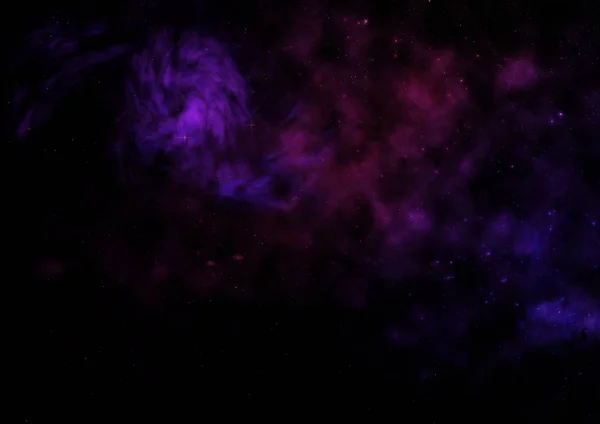 Lejos Ser Nebulosa Brillante Campo Estrellas Contra Espacio Elementos Esta —  Fotos de Stock