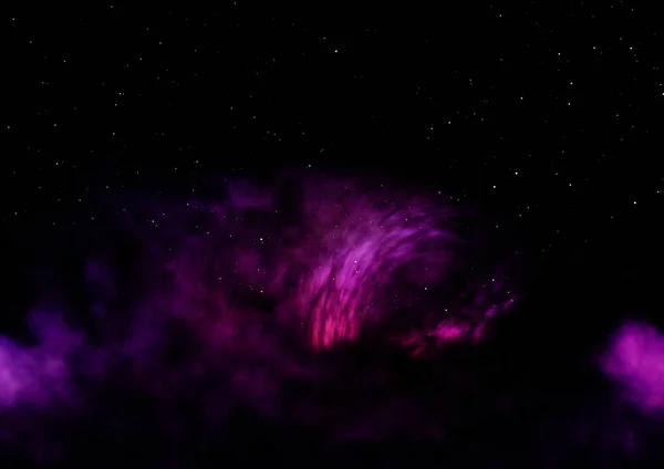 Stjärnfält i rymden och nebulosor — Stockfoto