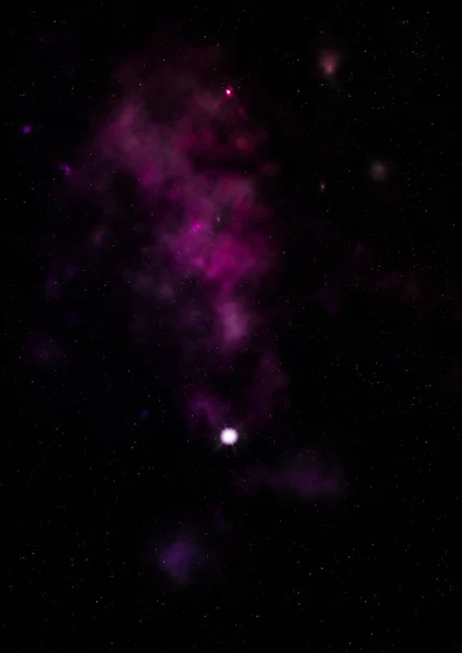 Campo Estelar Espacio Una Nebulosa Una Congestión Gas Elementos Esta — Foto de Stock