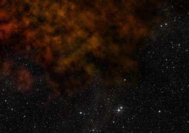 Evrendeki sonsuz uzay alanının küçük bir parçası. Bu görüntünün elementleri NASA tarafından desteklenmektedir .