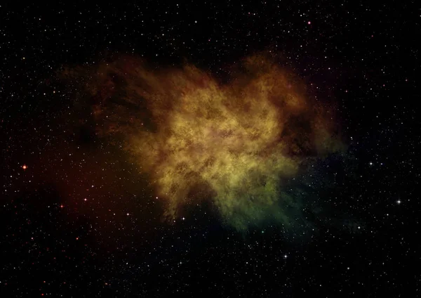 Messze Ragyogott Csillagköd Csillagmező Ellen Kép Elemeit Nasa Bocsátotta Rendelkezésre — Stock Fotó