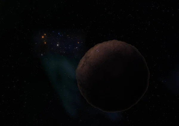 星と星雲に対して宇宙の惑星 Nasa から提供されたこのイメージの要素です レンダリング — ストック写真