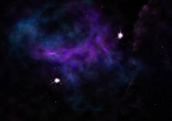 Sternenfeld All Ein Nebel Und Ein Gasstau Elemente Dieses Von — Stockfoto