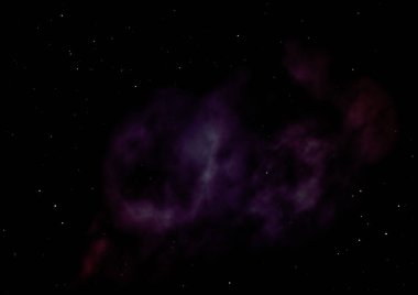 Evrendeki sonsuz uzay alanının küçük bir parçası. Bu görüntünün elementleri NASA tarafından döşenmiştir. 3B görüntüleme