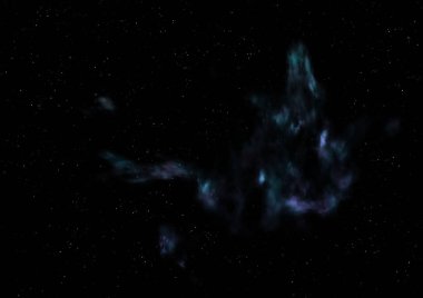 Evrendeki sonsuz uzay alanının küçük bir parçası. Bu görüntünün elementleri NASA tarafından desteklenmektedir .