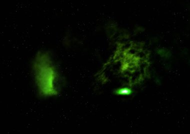 Evrendeki sonsuz uzay alanının küçük bir parçası. Bu görüntünün elementleri NASA tarafından desteklenmektedir .